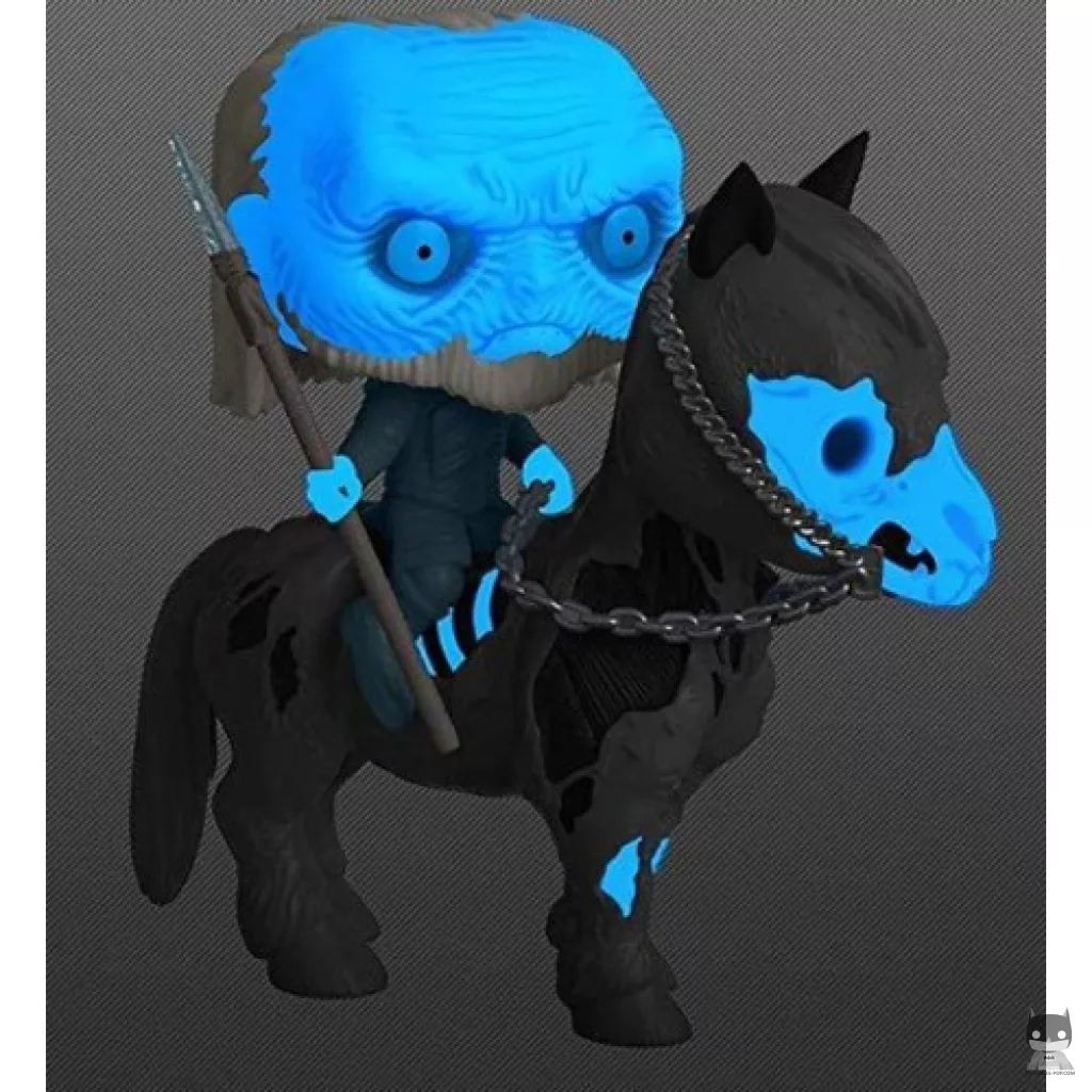 Figurine Funko POP Marcheur Blanc sur Cheval (Glow in the Dark) (Game of Thrones)