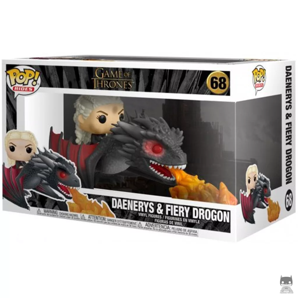 Figurine Funko POP Daenerys chevauchant Drogon avec boîte