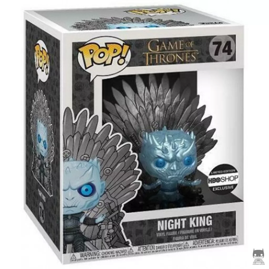 Figurine Funko POP Roi de la Nuit  (Trône de Fer) (Metallic) avec boîte