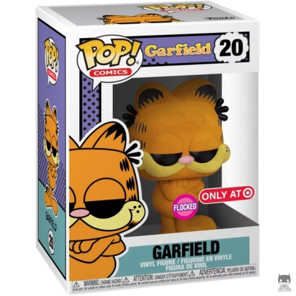 Figurine Funko POP Garfield (Flocked) avec boîte