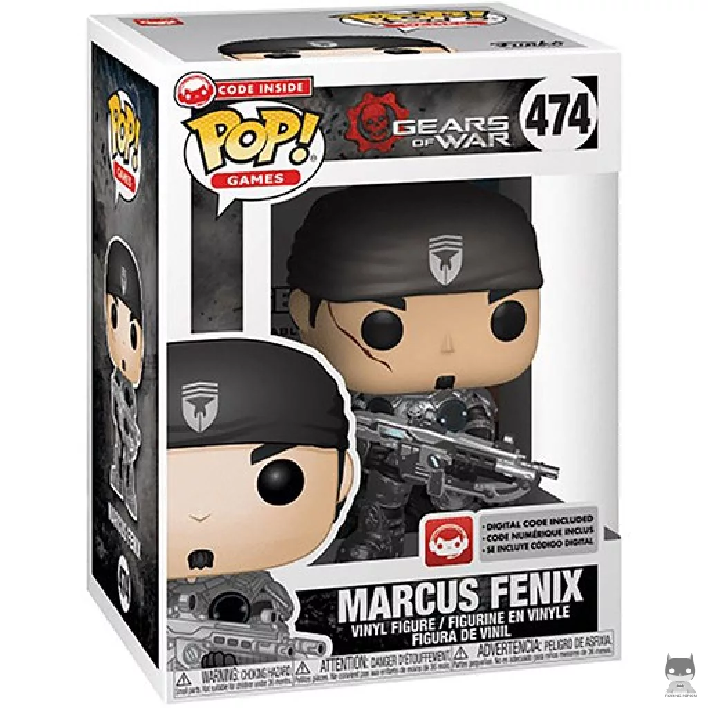 Figurine Funko POP Marcus Fenix avec boîte