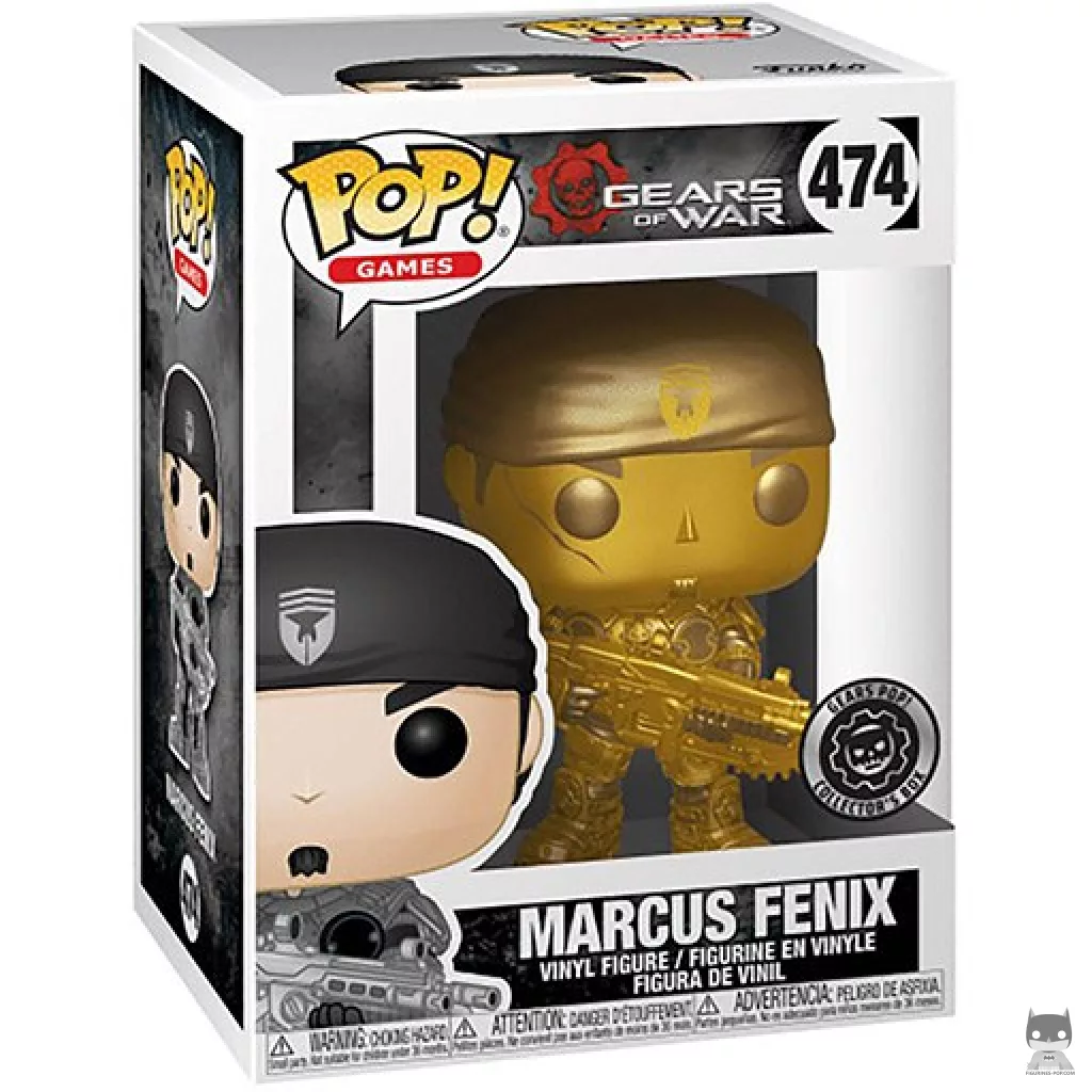 Figurine Funko POP Marcus Fenix (Gold) avec boîte