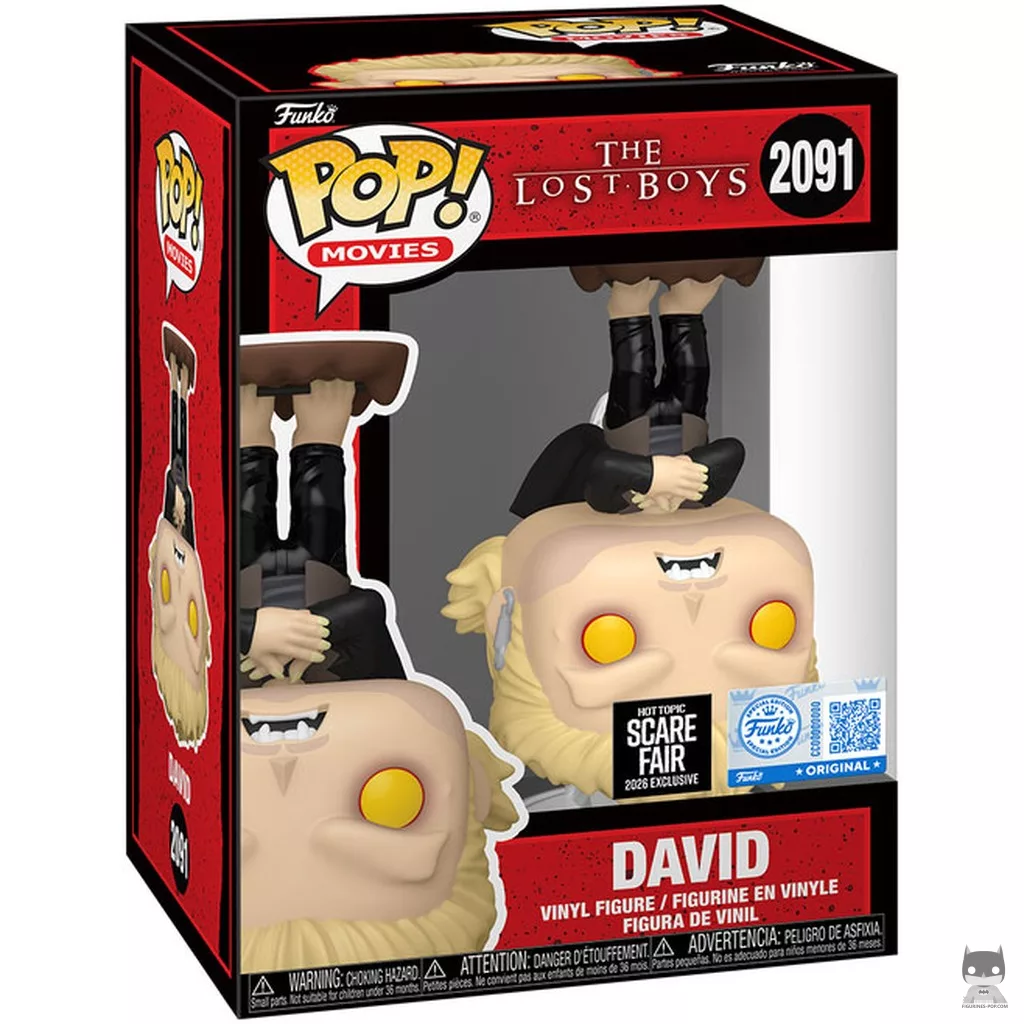 Figurine Funko POP David (Suspendu à l'envers) avec boîte