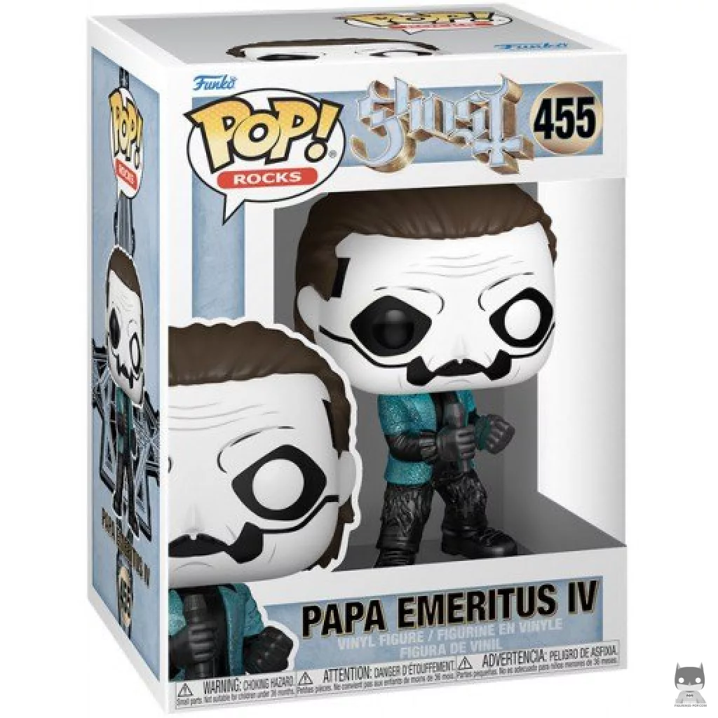 Figurine Funko POP Papa Emeritus IV (Veste Bleue) avec boîte