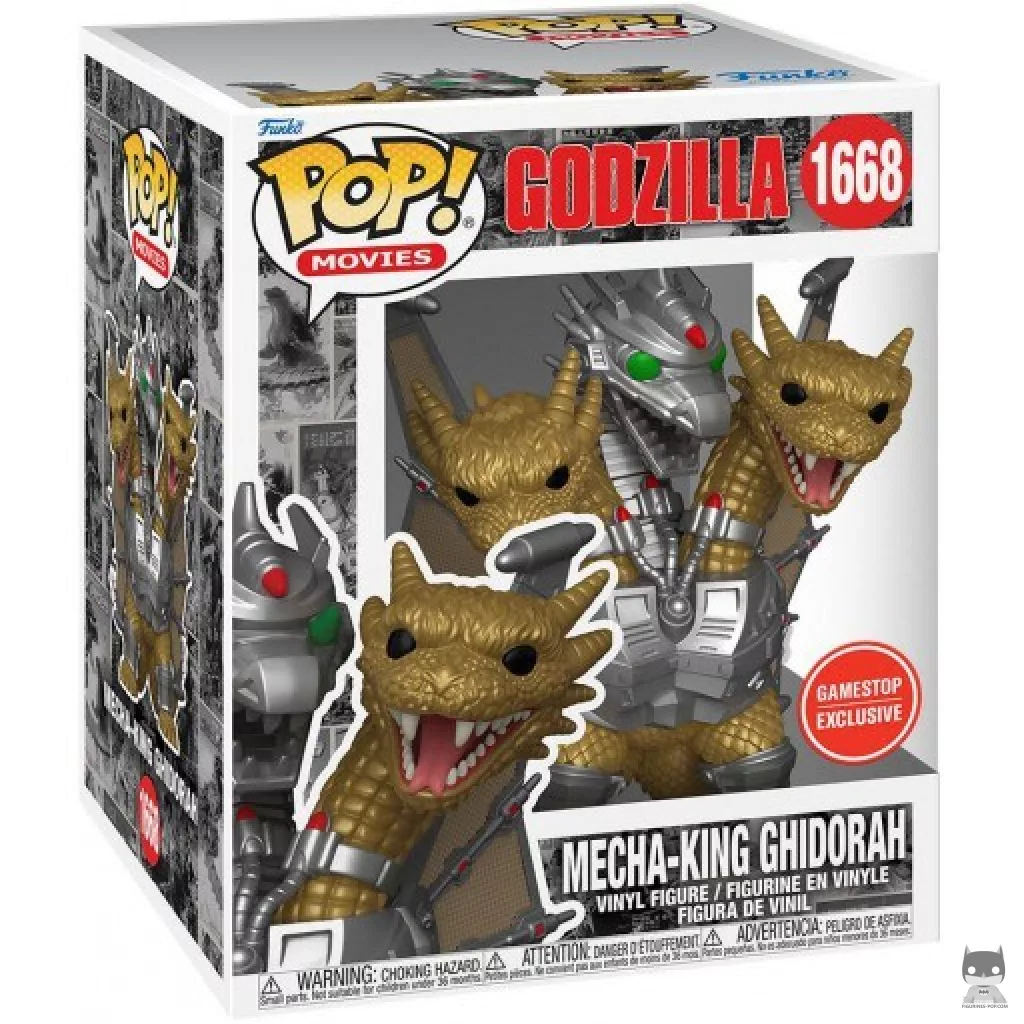 Figurine Funko POP Mecha-King Ghidora (SuperSized) avec boîte