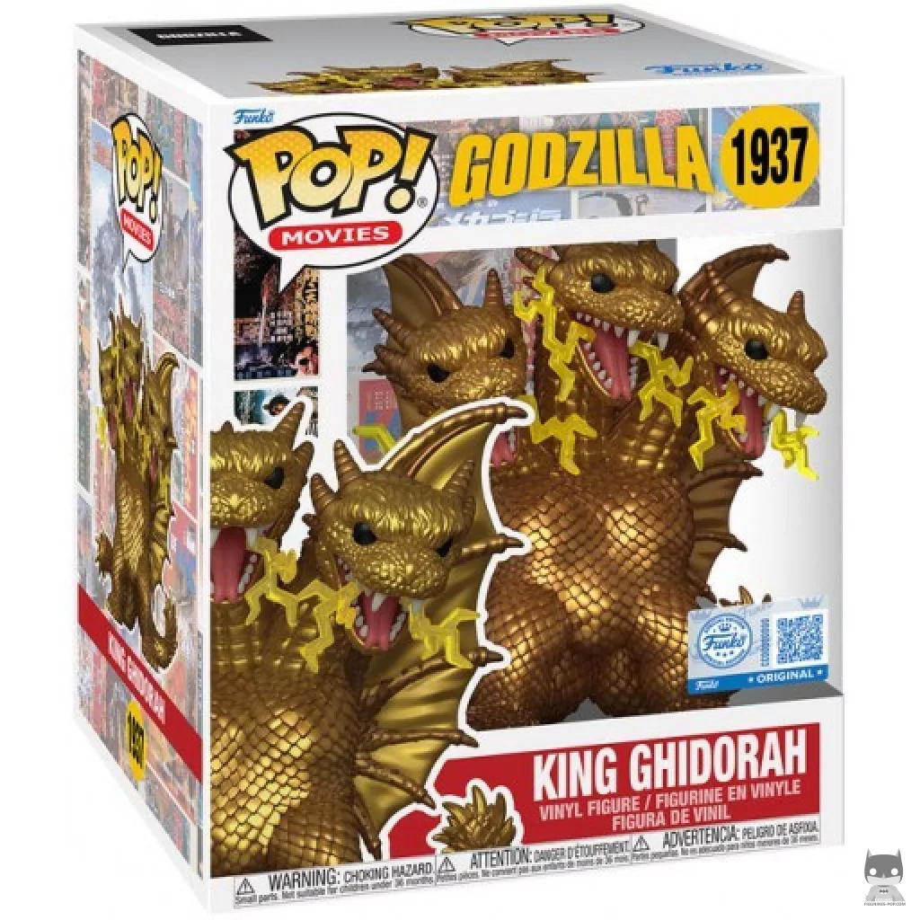 Figurine Funko POP King Ghidorah (Gold) avec boîte