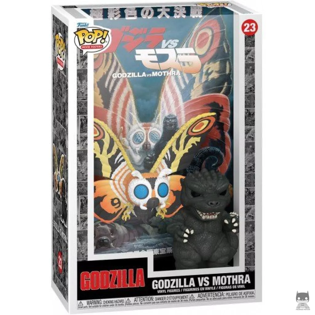 Figurine Funko POP Godzilla vs Mothra avec boîte