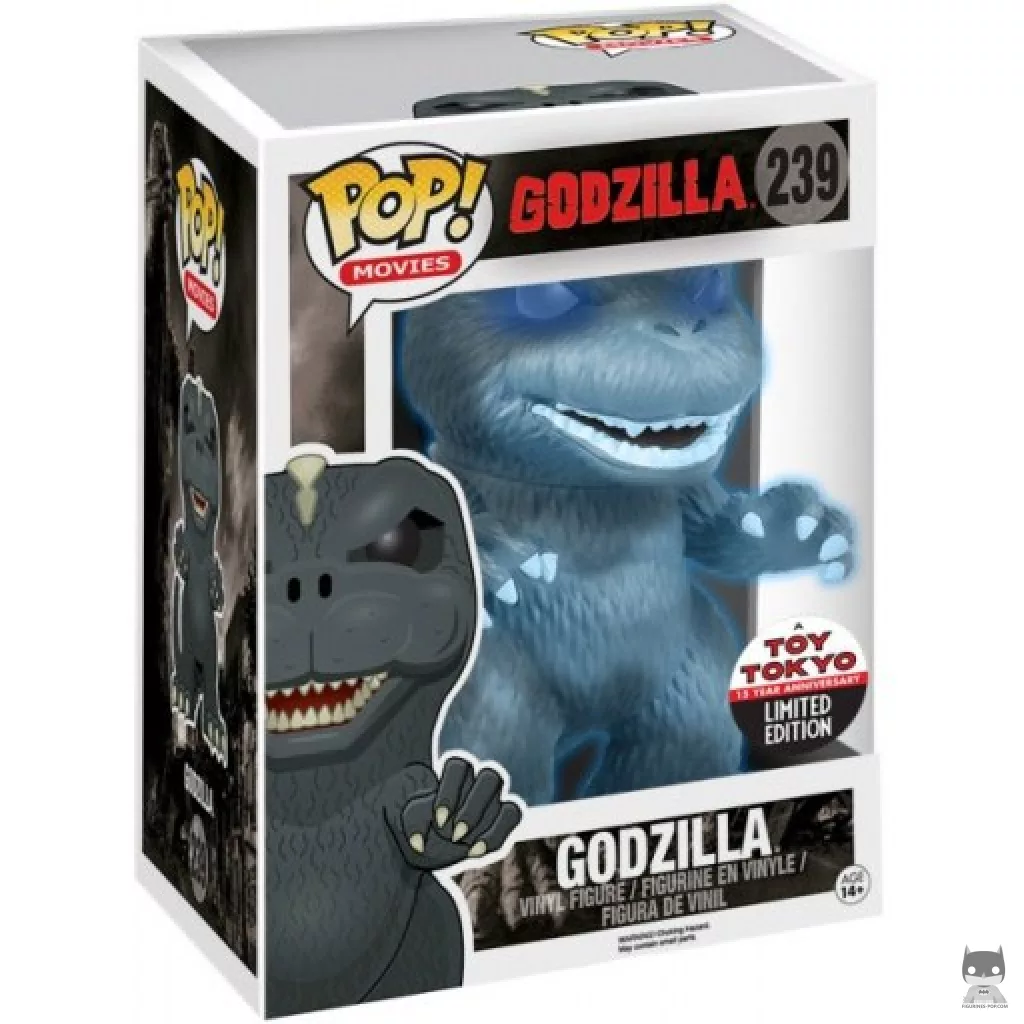 Figurine Funko POP Godzilla (Glow in the Dark) (Supersized) avec boîte