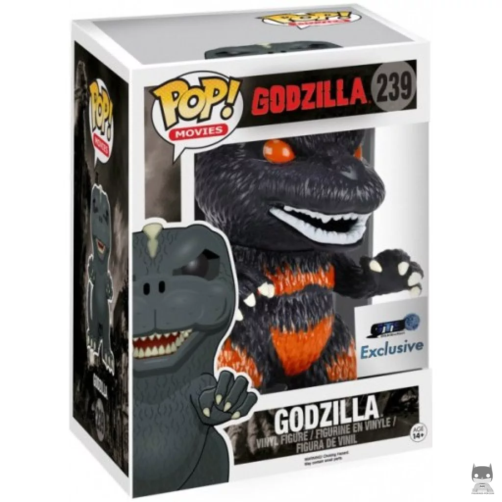 Figurine Funko POP Godzilla (Orange) (Supersized) avec boîte