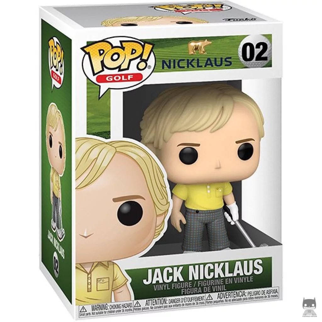 Figurine Funko POP Jack Nicklaus avec boîte