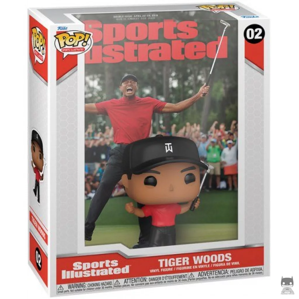 Figurine Funko POP Sports Illustrated Cover : Tiger Woods avec boîte