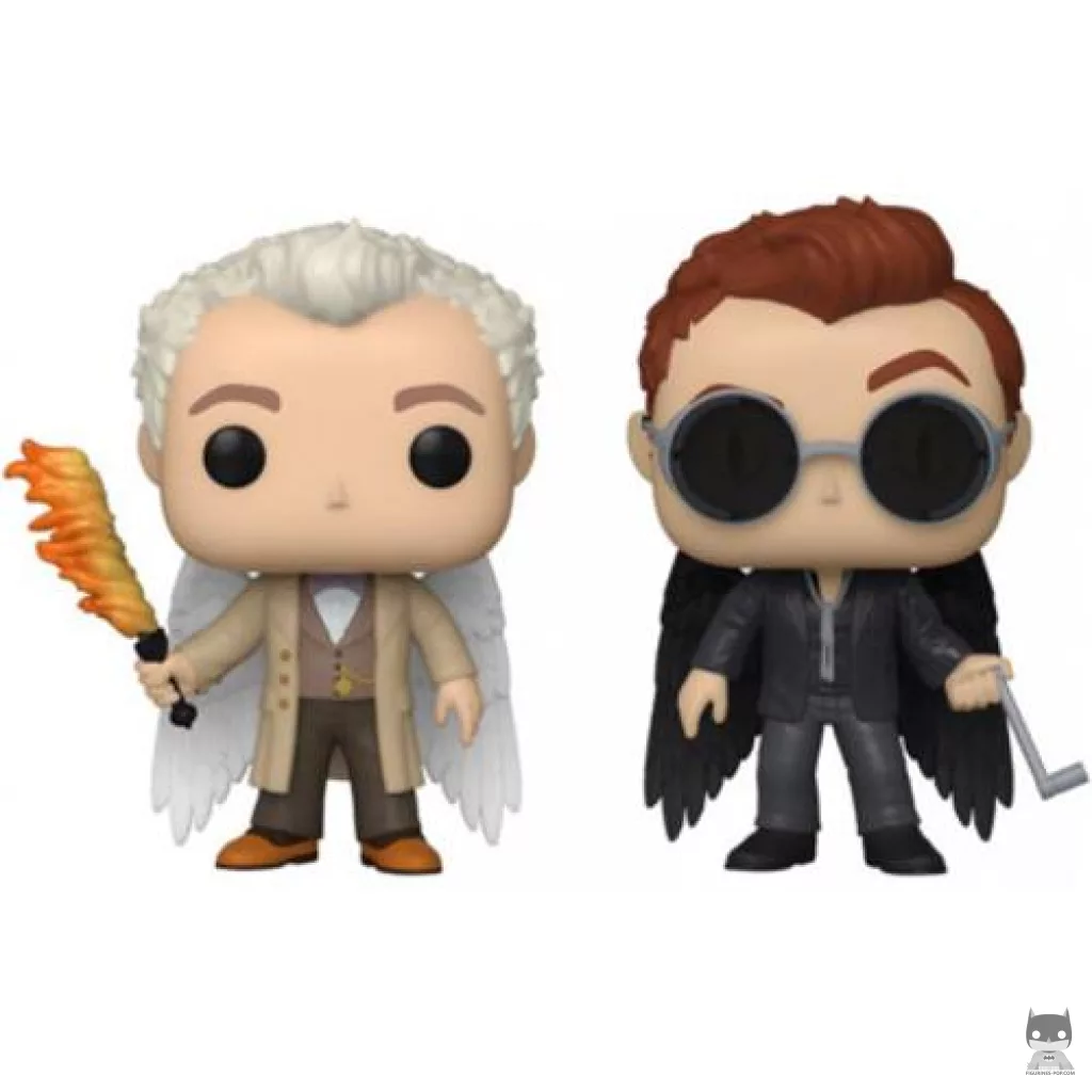 Figurine Funko POP Aziraphel & Rampa (Good Omens)
