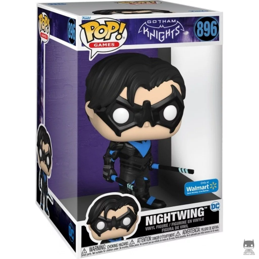 Figurine Funko POP Nightwing (Supersized) avec boîte
