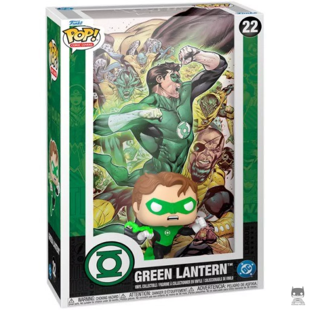 Figurine Funko POP Green Lantern - Comic Cover avec boîte