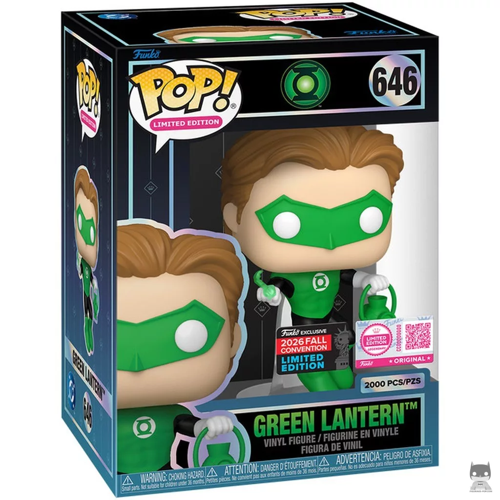 Figurine Funko POP Lanterne verte avec boîte