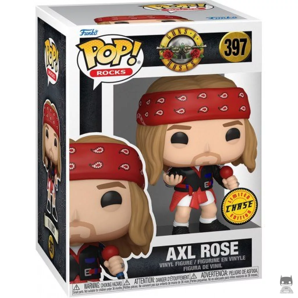 Figurine Funko POP Axl Rose (Chase) avec boîte