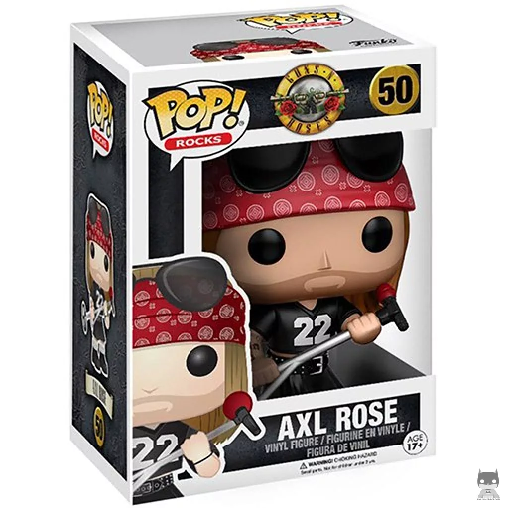 Figurine Funko POP Axl Rose avec boîte