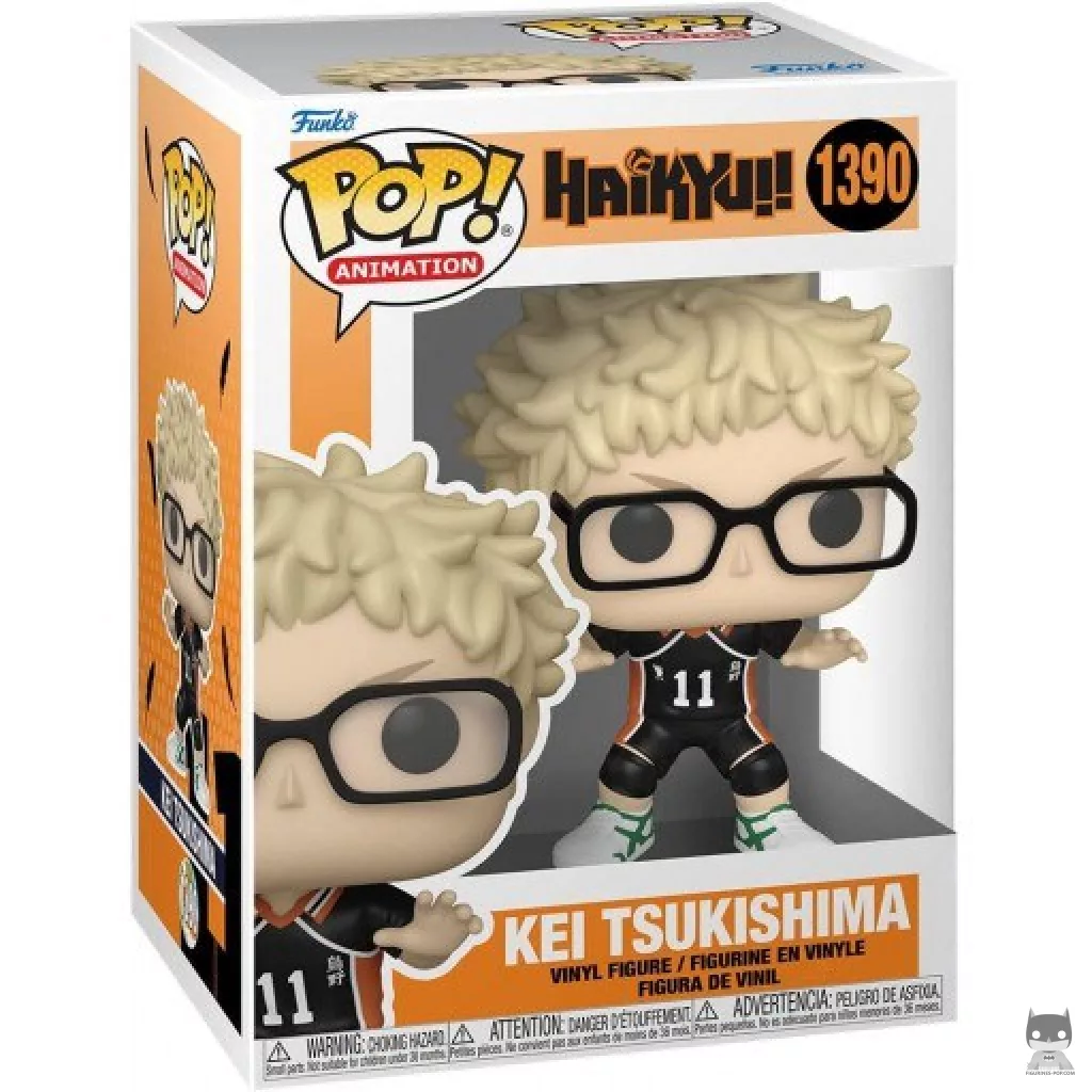 Figurine Funko POP Kei Tsukishima avec boîte