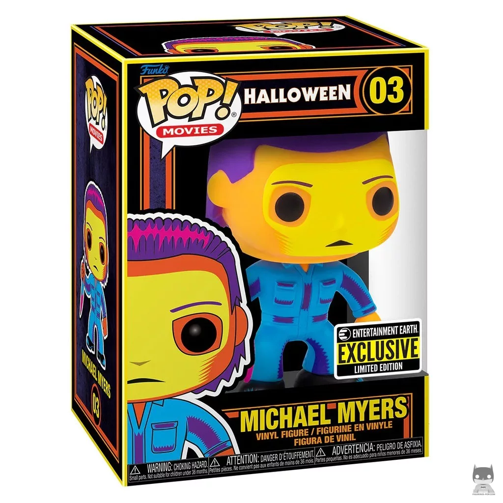 Figurine Funko POP Michael Myers (Blacklight) avec boîte