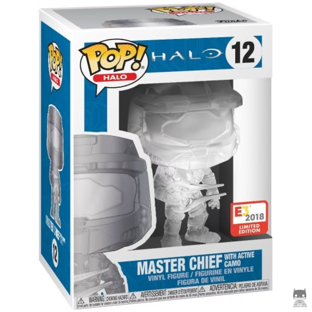 Figurine Funko POP Master Chief avec Camouflage avec boîte