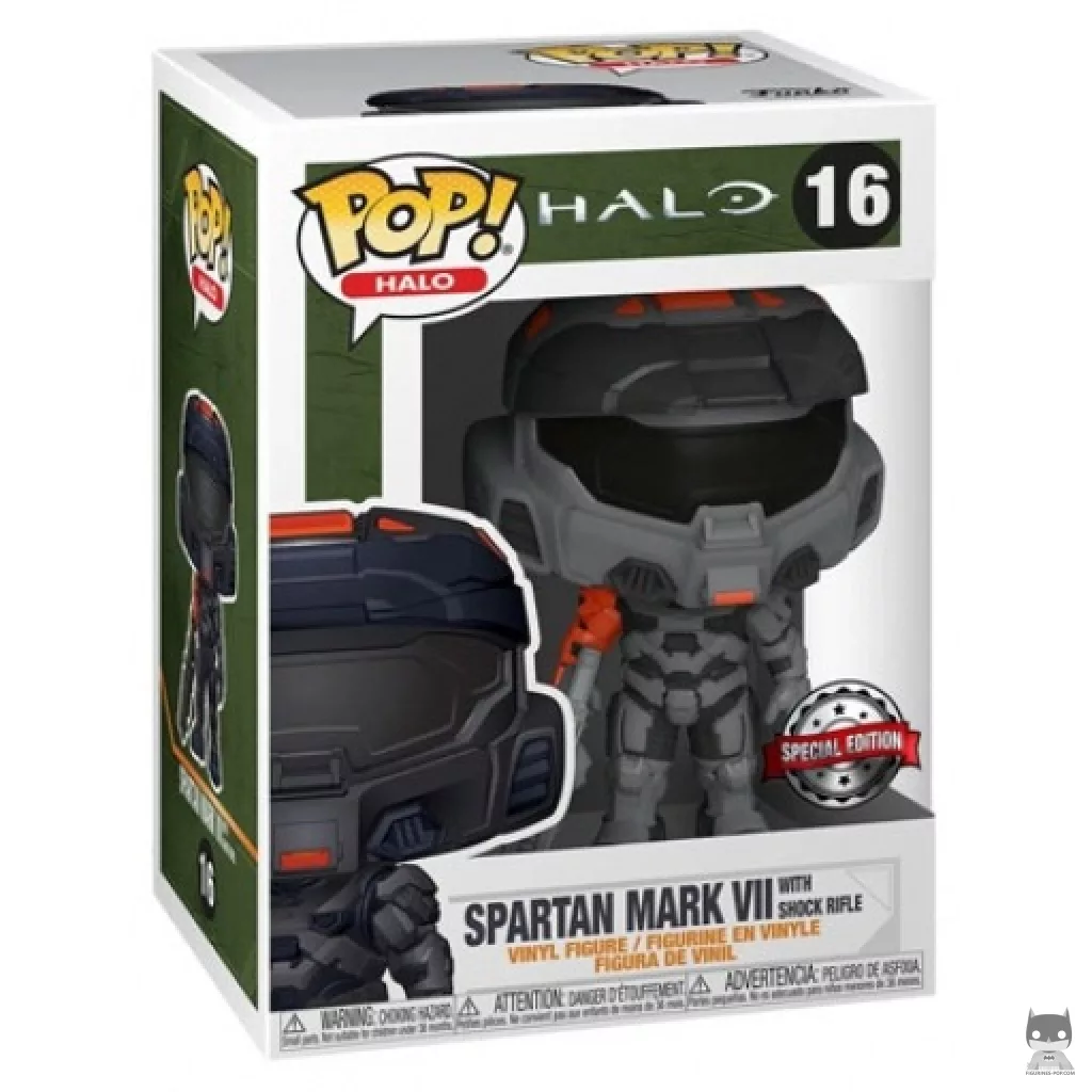 Figurine Funko POP Spartan Mark VII avec Voltaction avec boîte