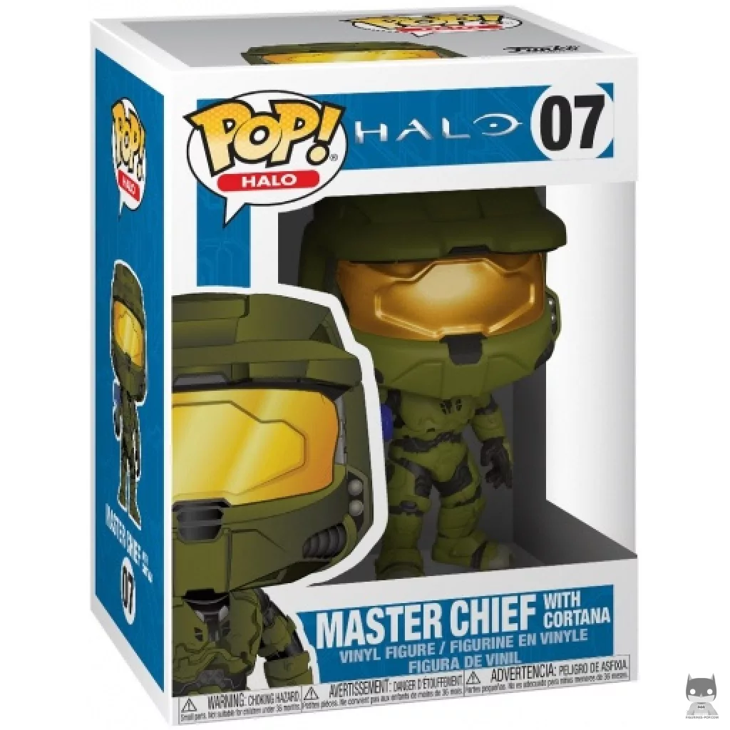 Figurine Funko POP Master Chief with Cortana avec boîte