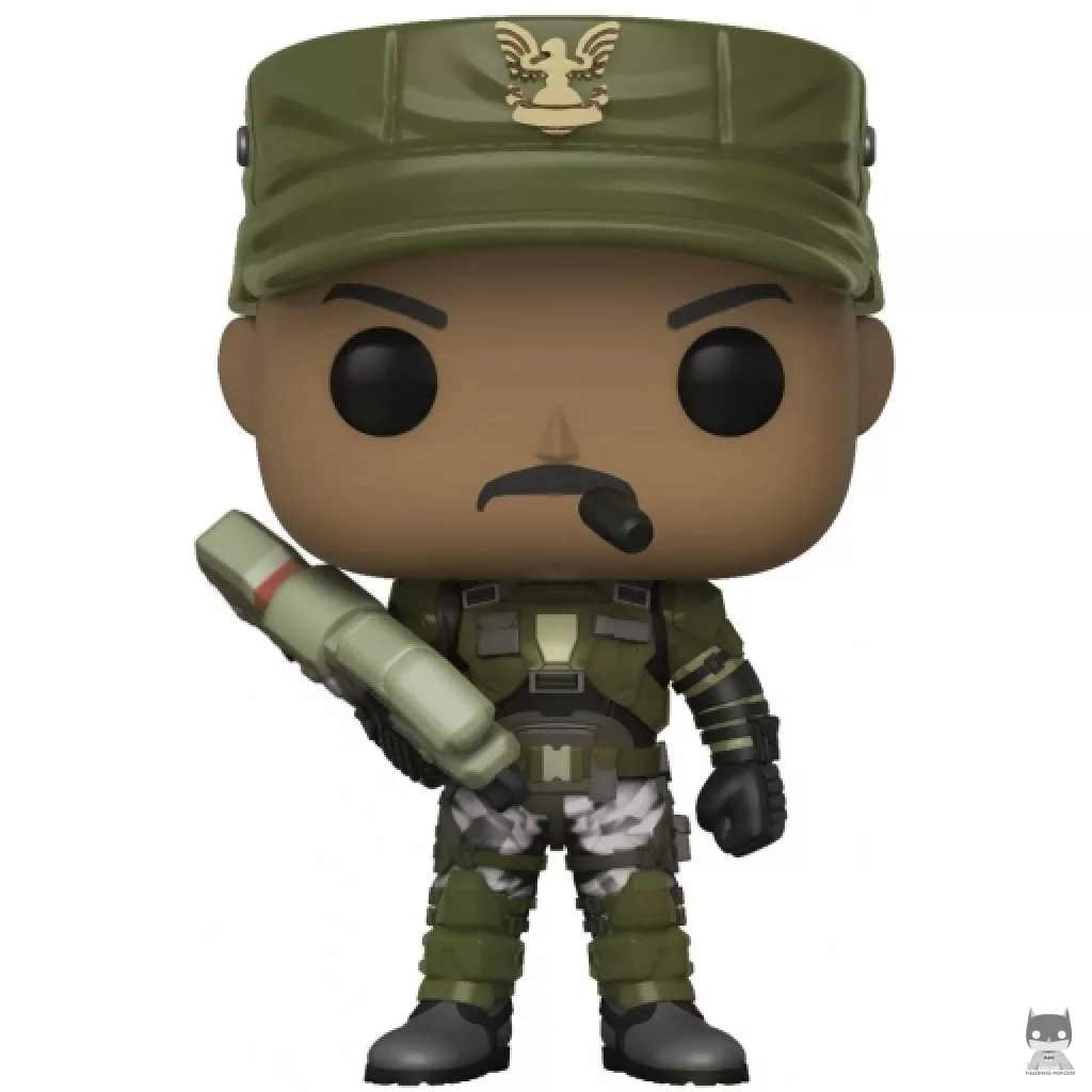 Figurine Funko POP Sgt. Johnson avec un Cigare (Chase) (Halo)