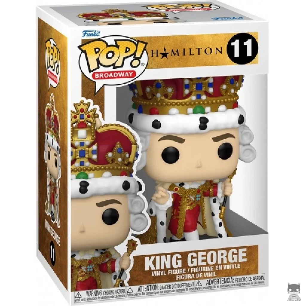 Figurine Funko POP Roi George avec boîte