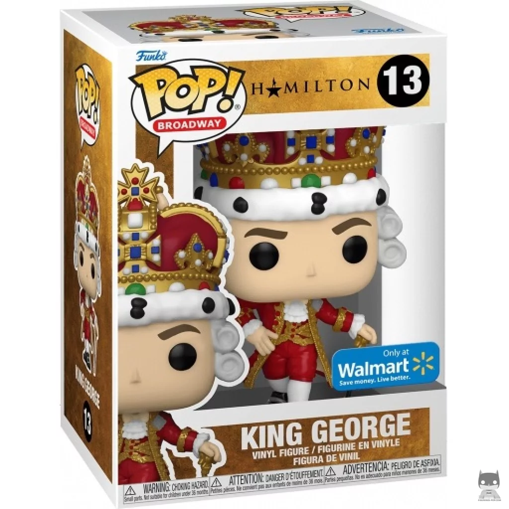 Figurine Funko POP Roi George (Rouge) avec boîte