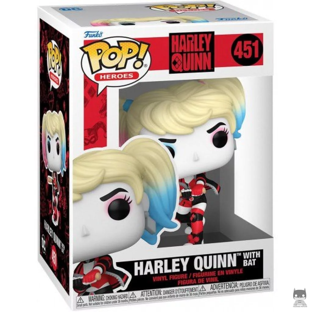 Figurine Funko POP Harley Quinn avec Batte avec boîte