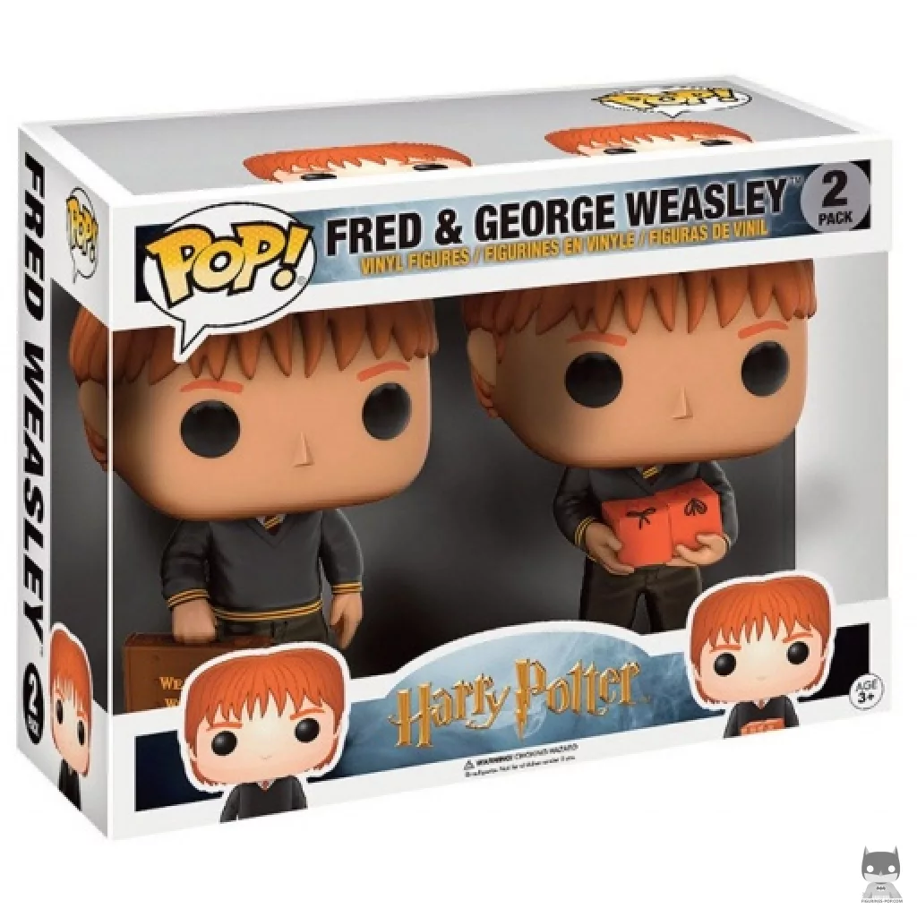 Figurine Funko POP Fred & George Weasley avec boîte