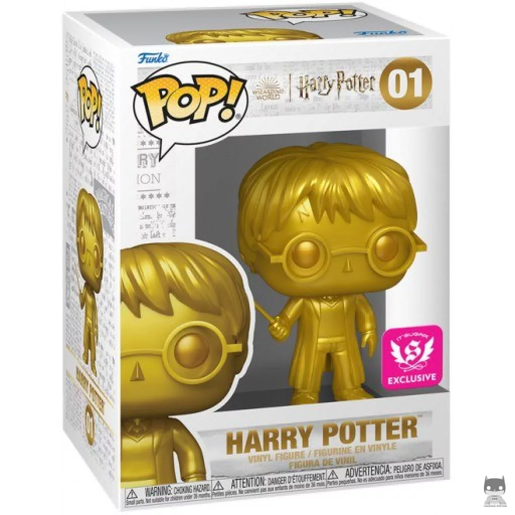 Figurine Funko POP Harry Potter (Or) avec boîte