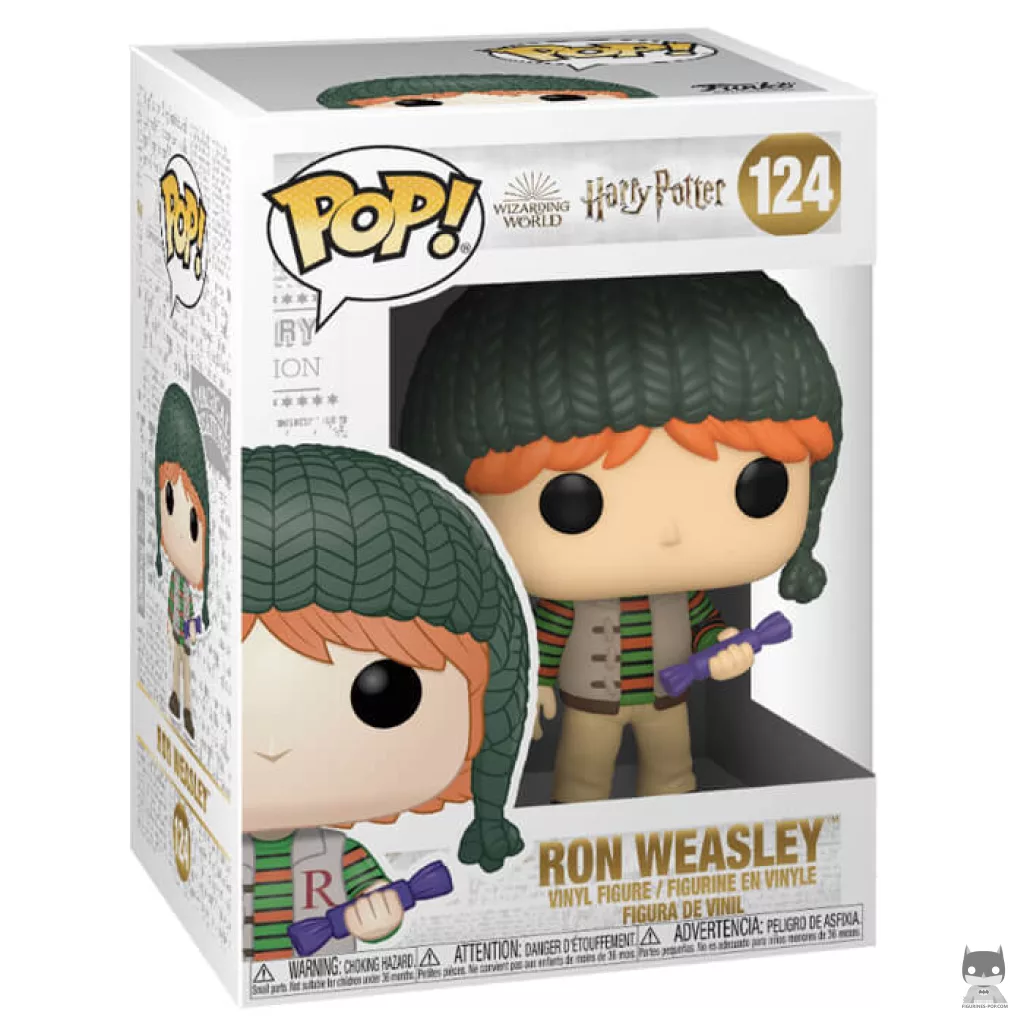 Figurine Funko POP Ron Weasley à Noël avec boîte