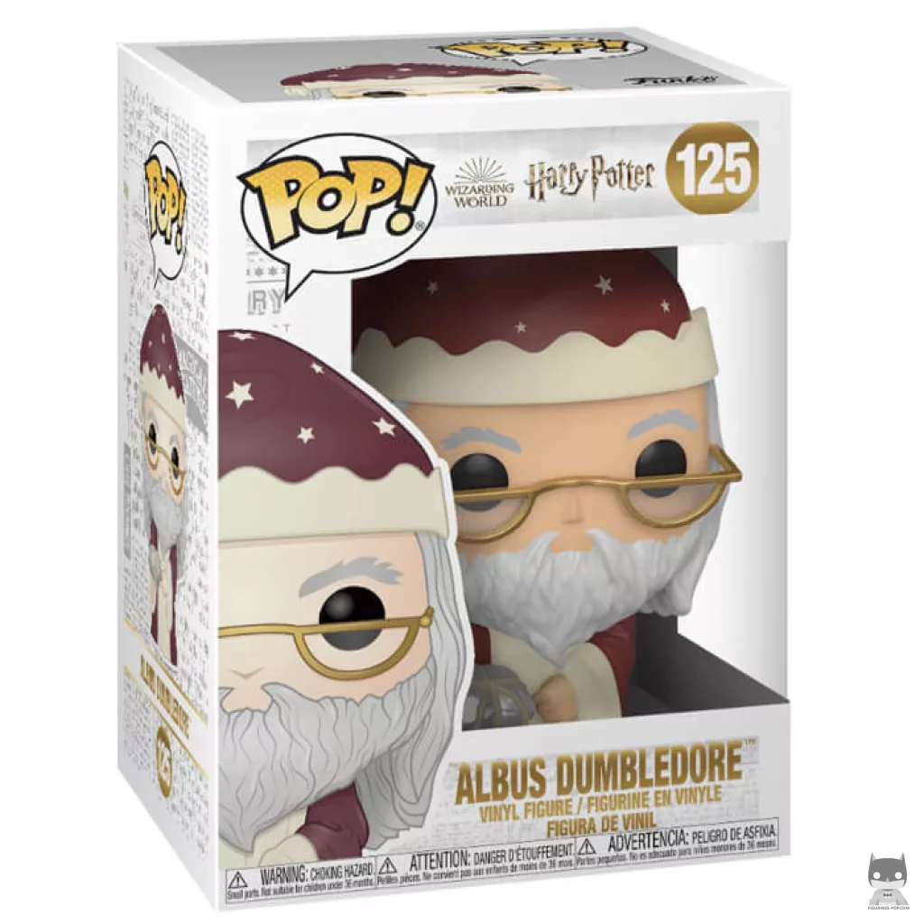 Figurine Funko POP Albus Dumbledore à Noël avec boîte
