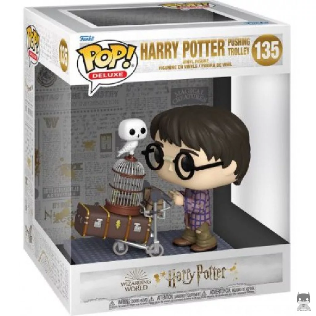 Figurine Funko POP Harry Potter poussant le Chariot avec boîte
