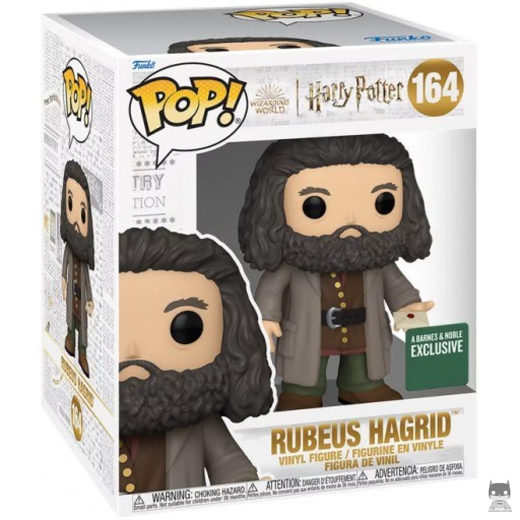 Figurine Funko POP Rubeus Hagrid avec Lettre (Supersized) avec boîte