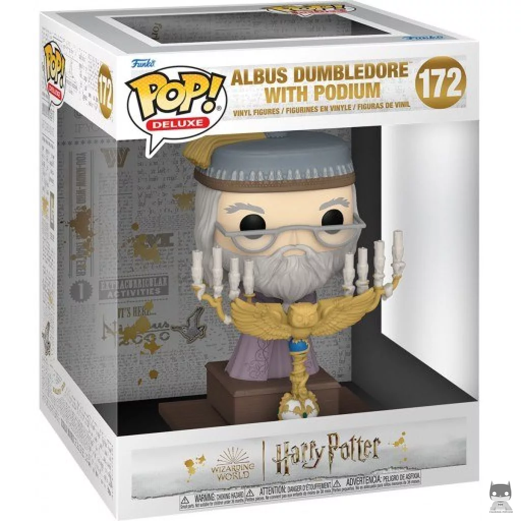 Figurine Funko POP Albus Dumbledore sur Podium avec boîte