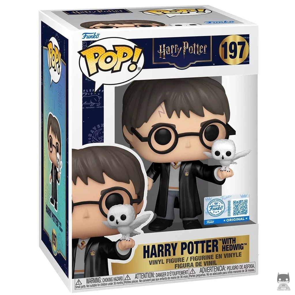 Figurine Funko POP Harry avec Hedwige avec boîte