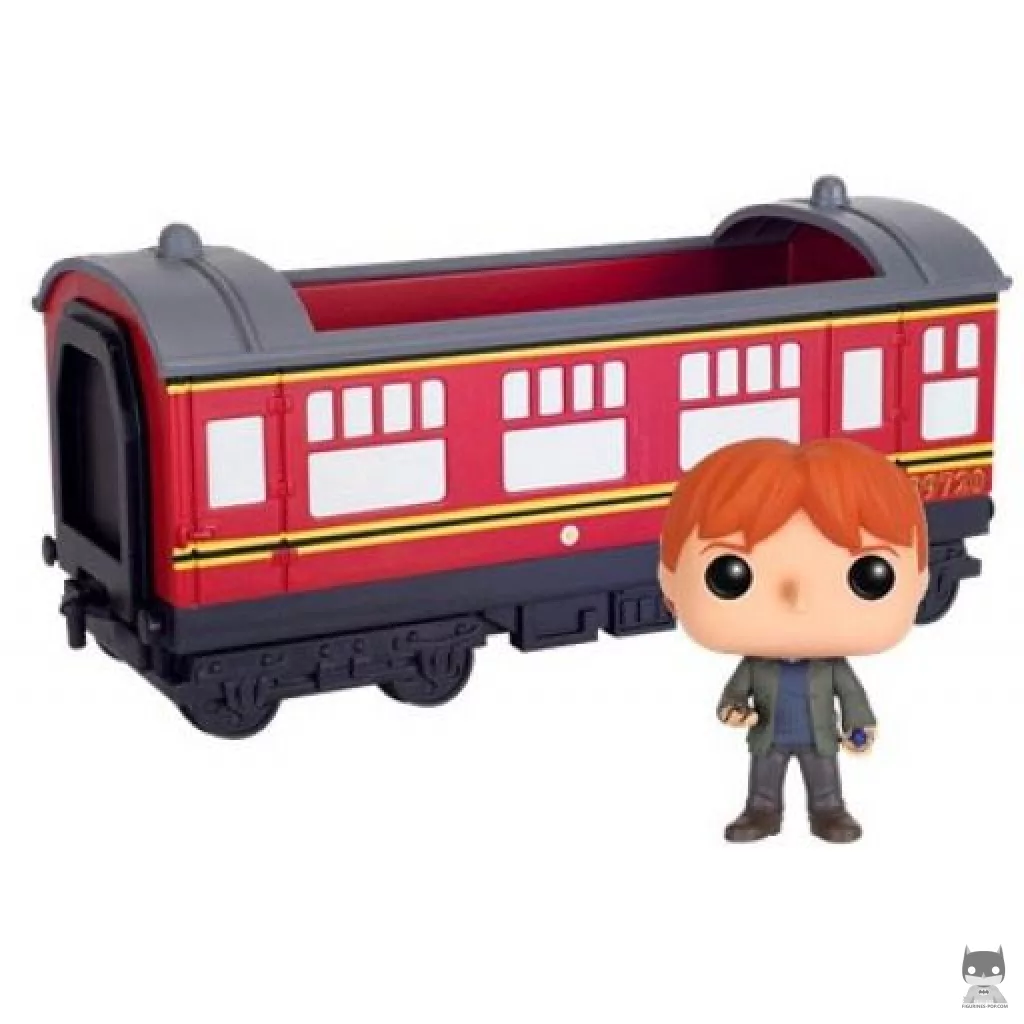 Figurine Funko POP Ron Weasley avec Poudlard Express (Harry Potter)