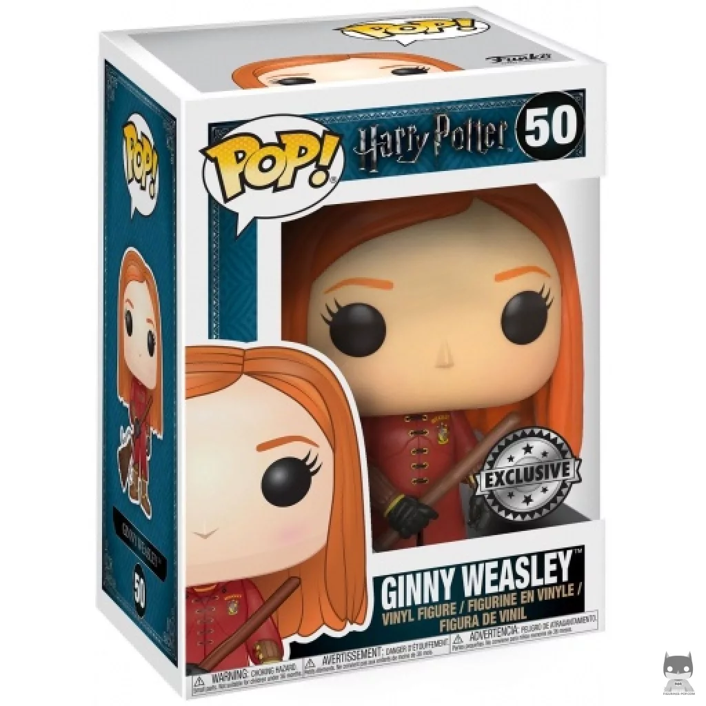 Figurine Funko POP Ginny Weasley en tenue de Quidditch avec boîte