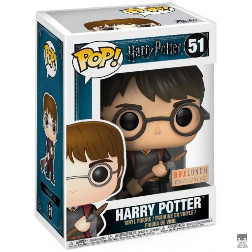 Figurine Funko POP Harry Potter avec Eclair de Feu avec boîte