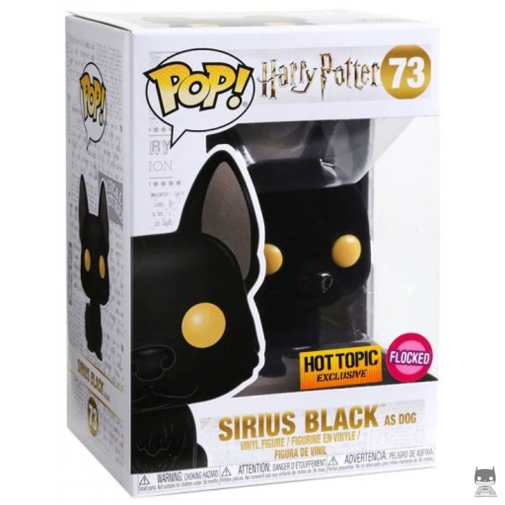 Figurine Funko POP Sirius Black en Chien (Flocked) avec boîte