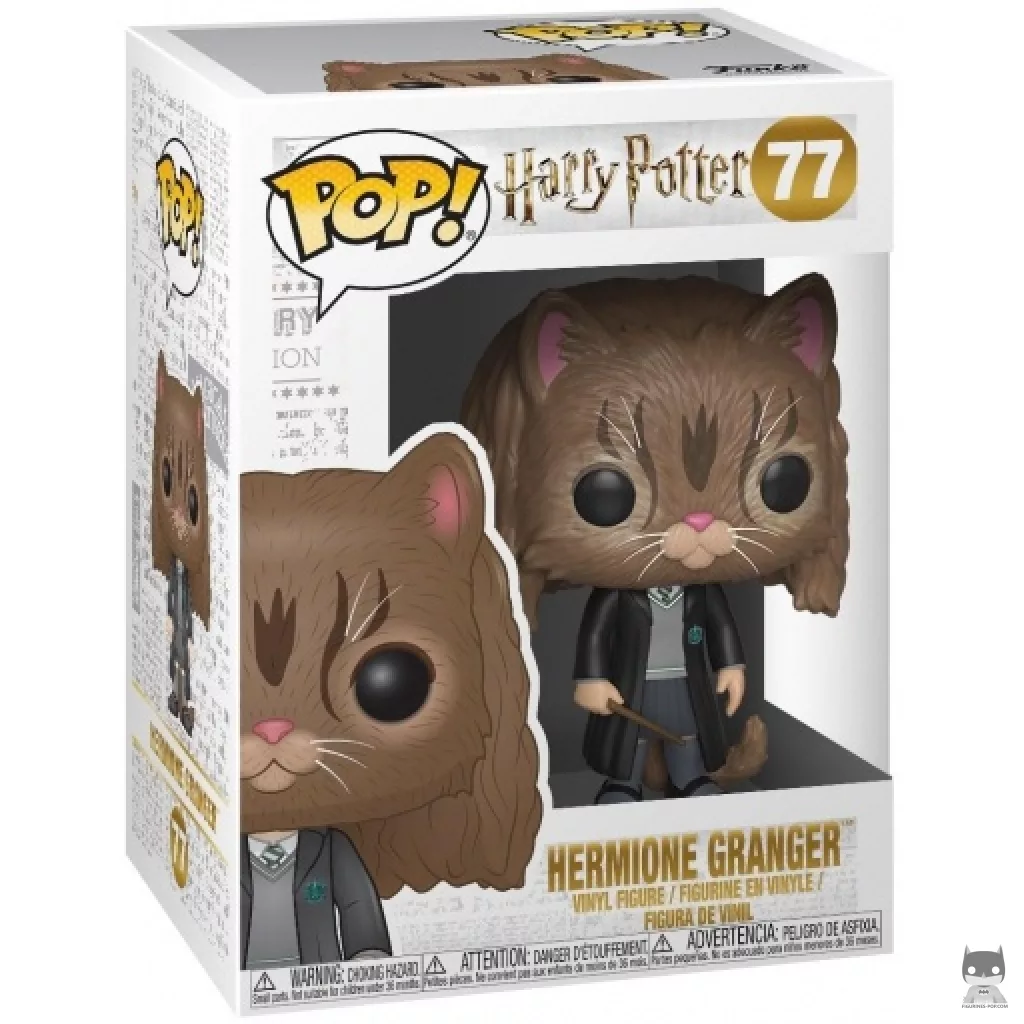 Figurine Funko POP Hermione Granger en Chat avec boîte