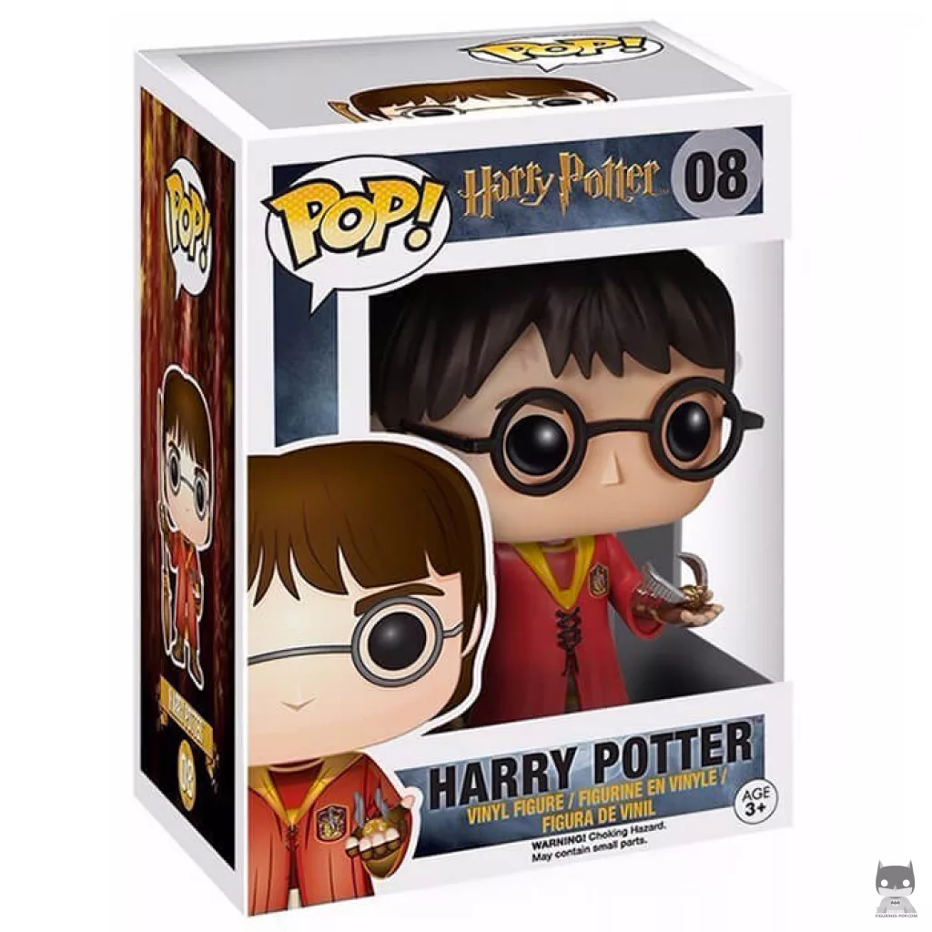 Figurine Funko POP Harry Potter en tenue de Quidditch avec boîte