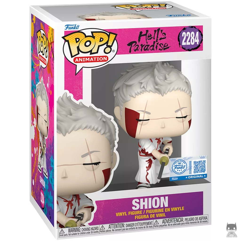 Figurine Funko POP Shion (ensanglanté) avec boîte