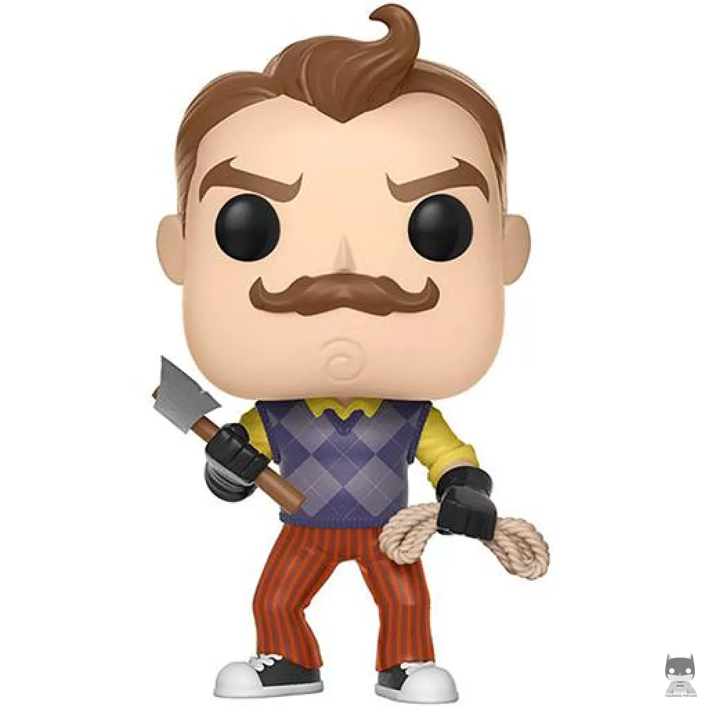 Figurine Funko POP Le Voisin avec hâche & corde (Hello Neighbor)