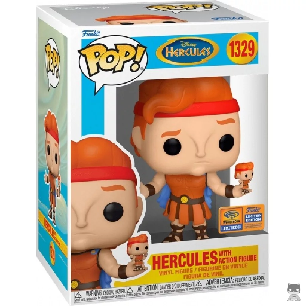 Figurine Funko POP Hercule avec sa figurine avec boîte