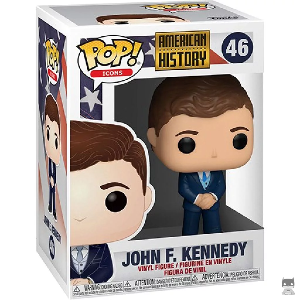 Figurine Funko POP John F. Kennedy avec boîte