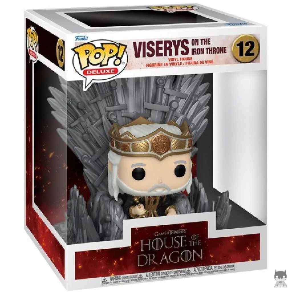 Figurine Funko POP Viserys sur le Trône de Fer avec boîte