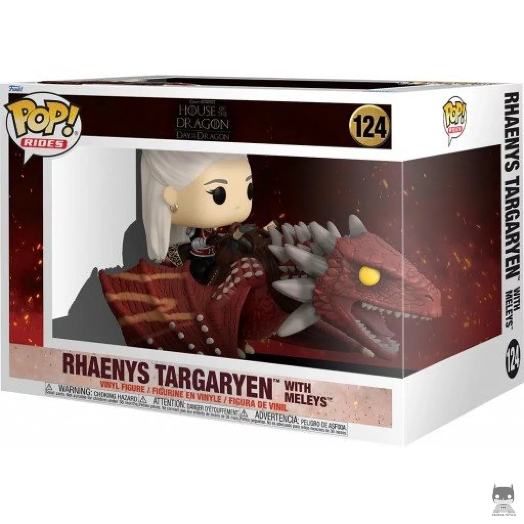 Figurine Funko POP Rhaenys Targaryen avec Meleys avec boîte